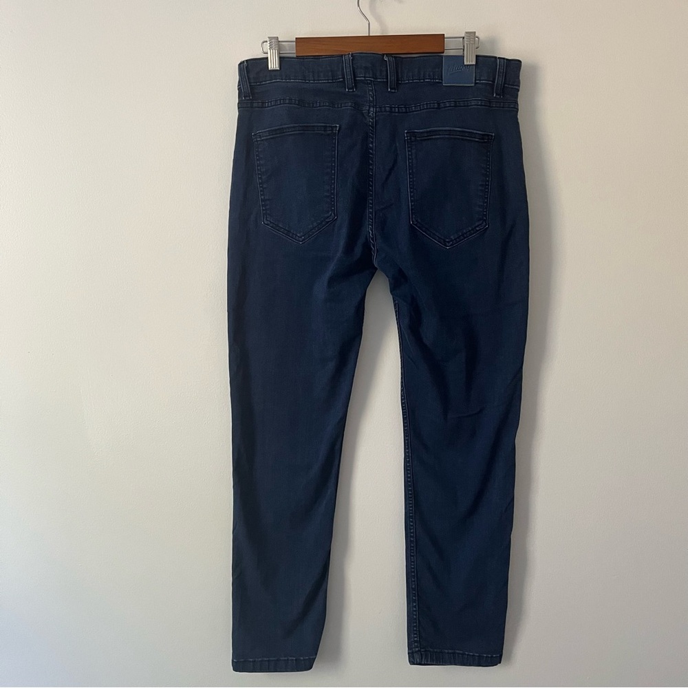 Mugsy Studio Blue Dark Wash Blue Stretch Jeans 38 X 30 - Picture 5 of 11